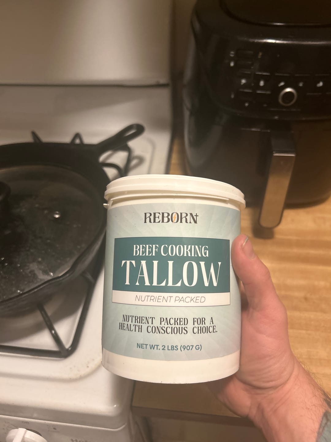 Customer photo review of Beef Cooking Tallow
