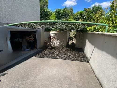 Customer photo review of Grünes Tarnnetz