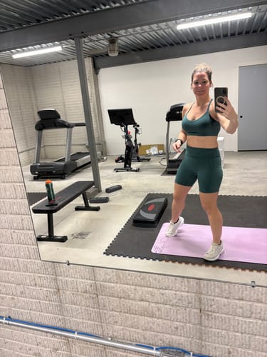 Customer photo review of Vivid Strappy Sports Bra