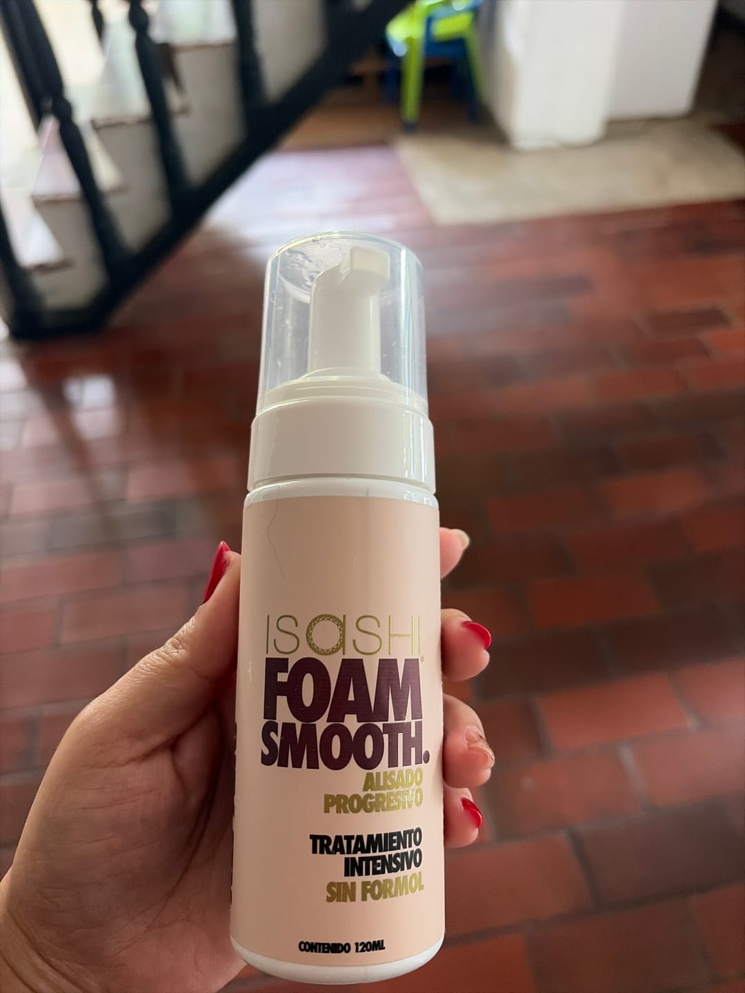 Customer photo review of ISASHI ESPUMA ALISADORA 120mL