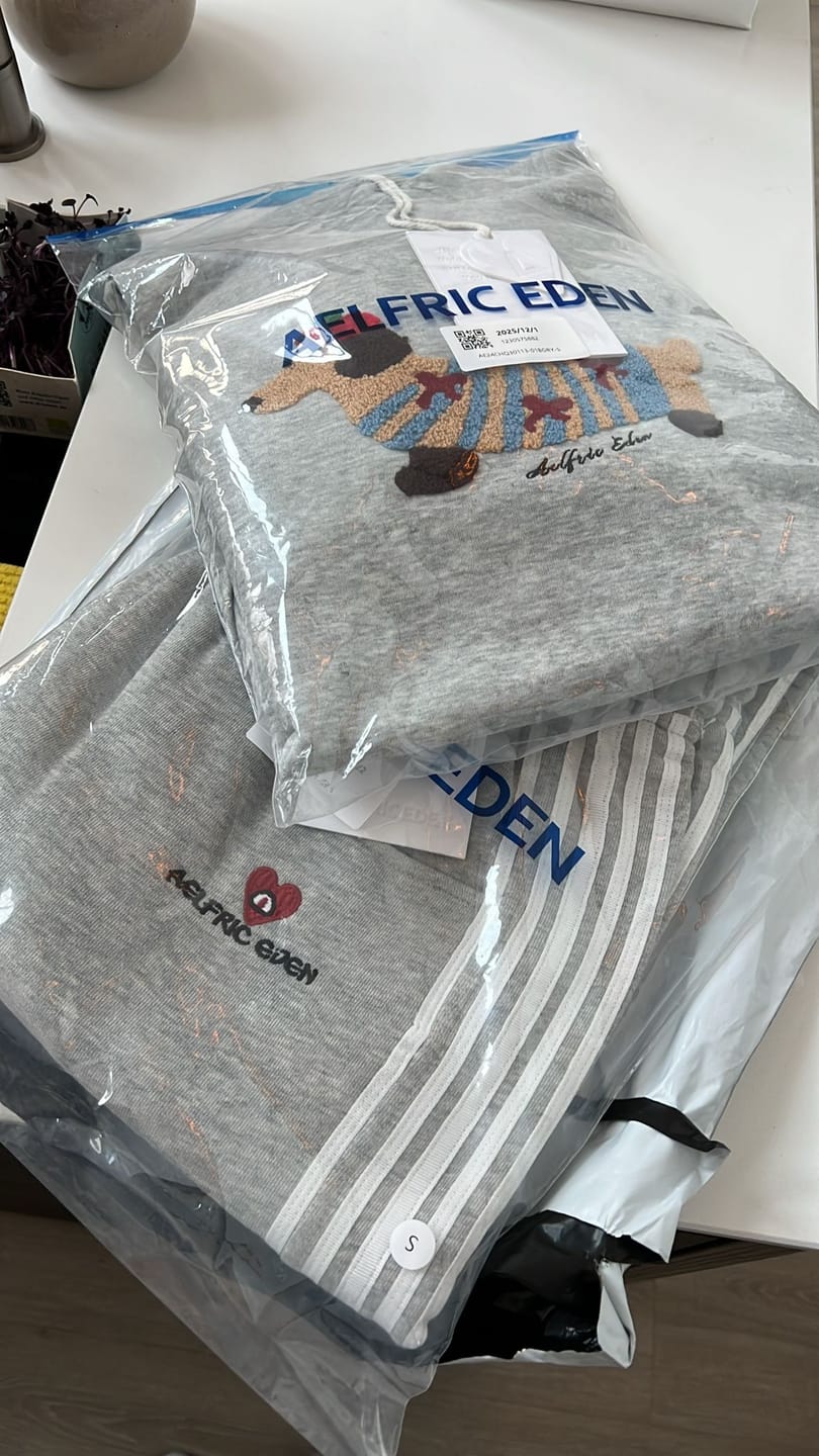 Customer photo review of Aelfric Eden Double Waist Super Baggy Sweatpants