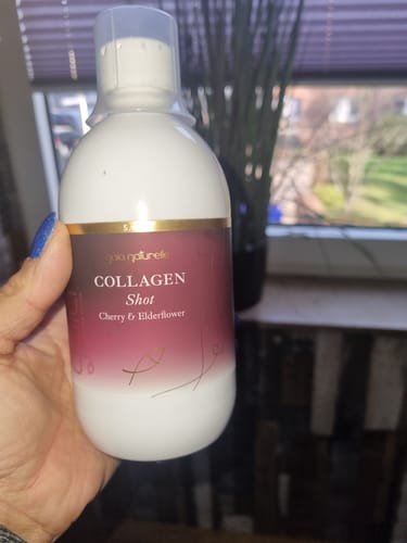 Customer photo review of Kollagen Shot Kirsche & Holunderblüte