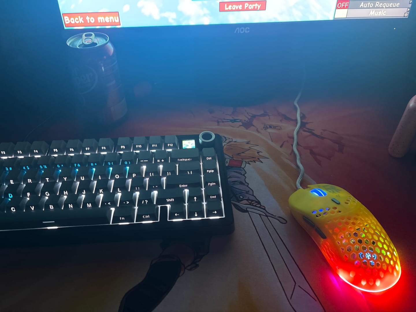 Customer photo review of SpongeBob X Ghost M1 UltraLight Gaming Mouse