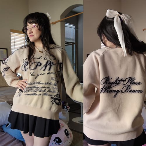 Customer photo review of RPWP Knit Sweater
