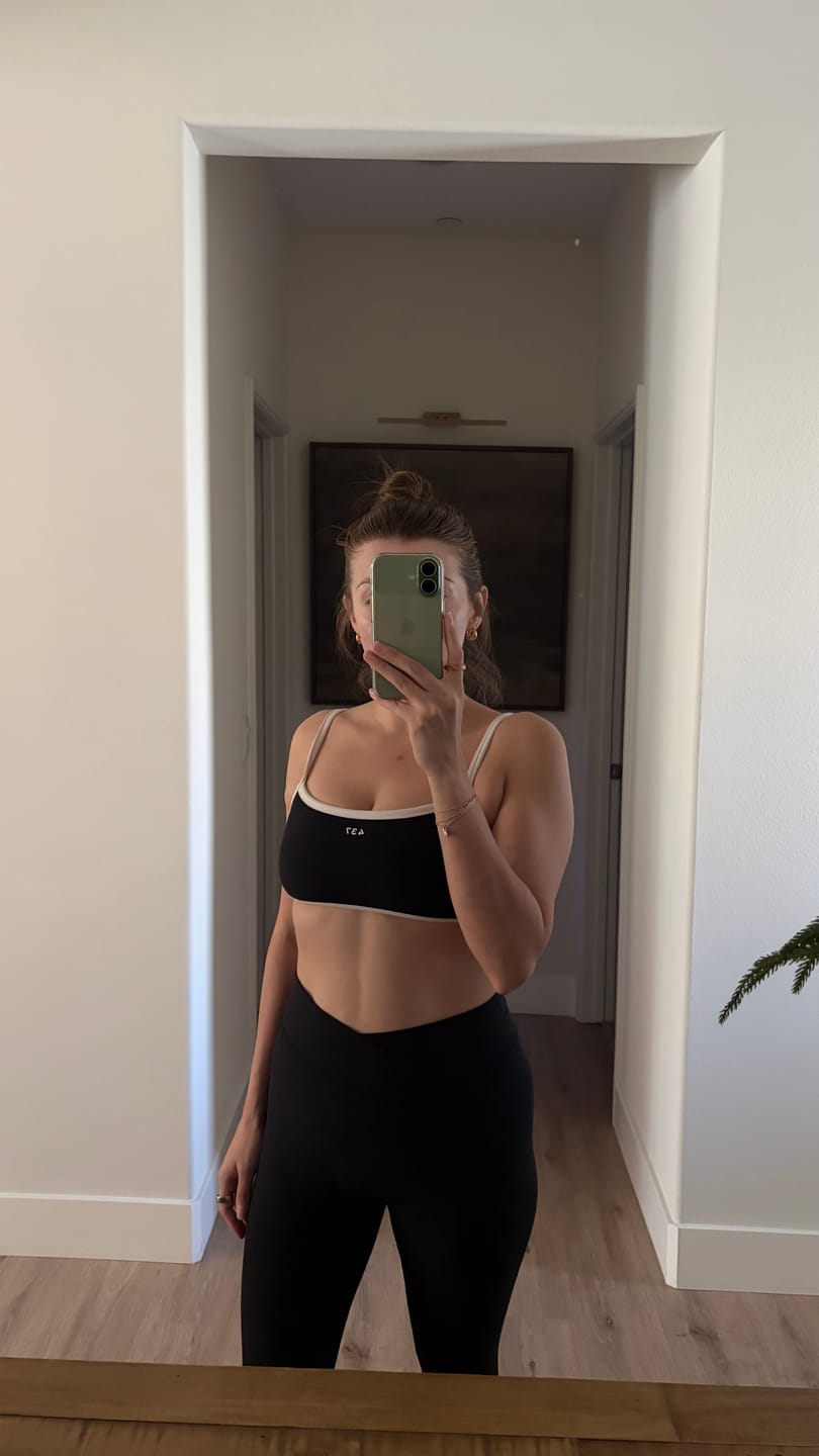 Customer photo review of The Micro Bra / Black-Cream