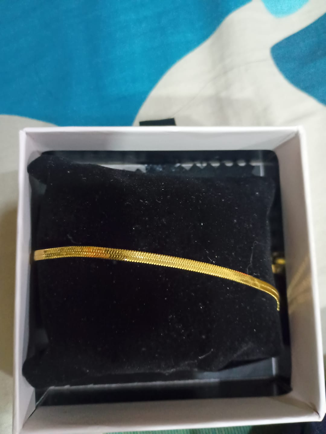 Customer photo review of Silk Chain Bracelet