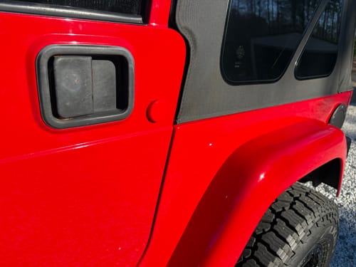 Customer photo review of COVER'D UP Keyhole Covers (3 COVERS - Fits JL/JT)