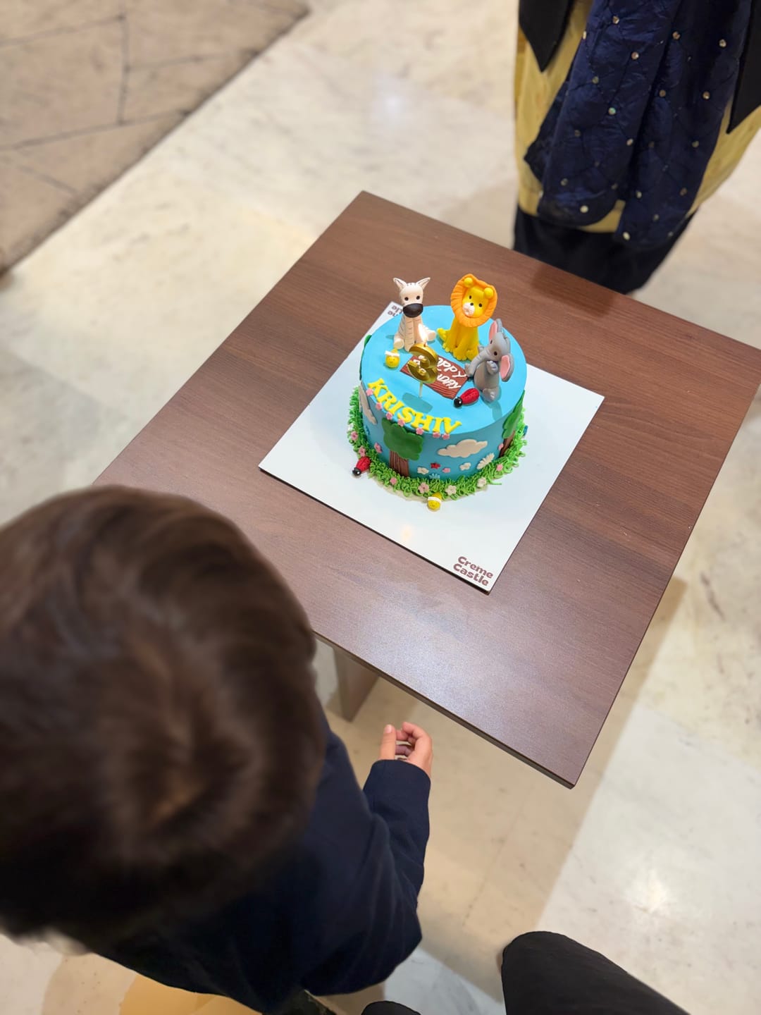 Customer photo review of Jungle Theme Cake for Kids