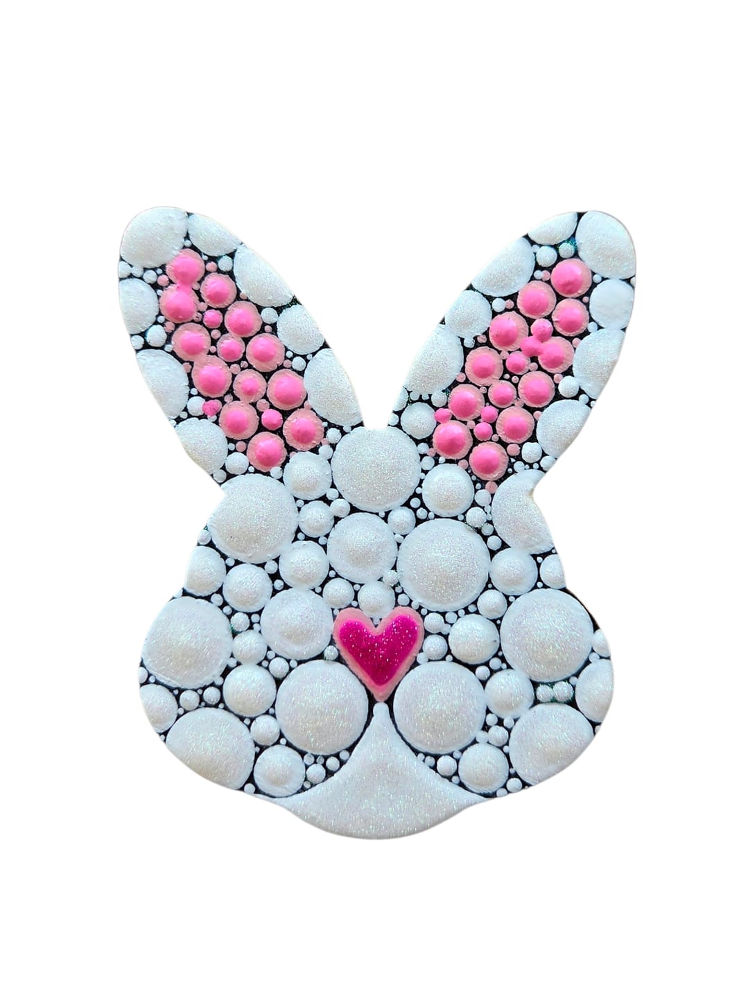 Customer photo review of Unfinished Wood Easter Bunny Head Shape - Craft - up to 46" DIY