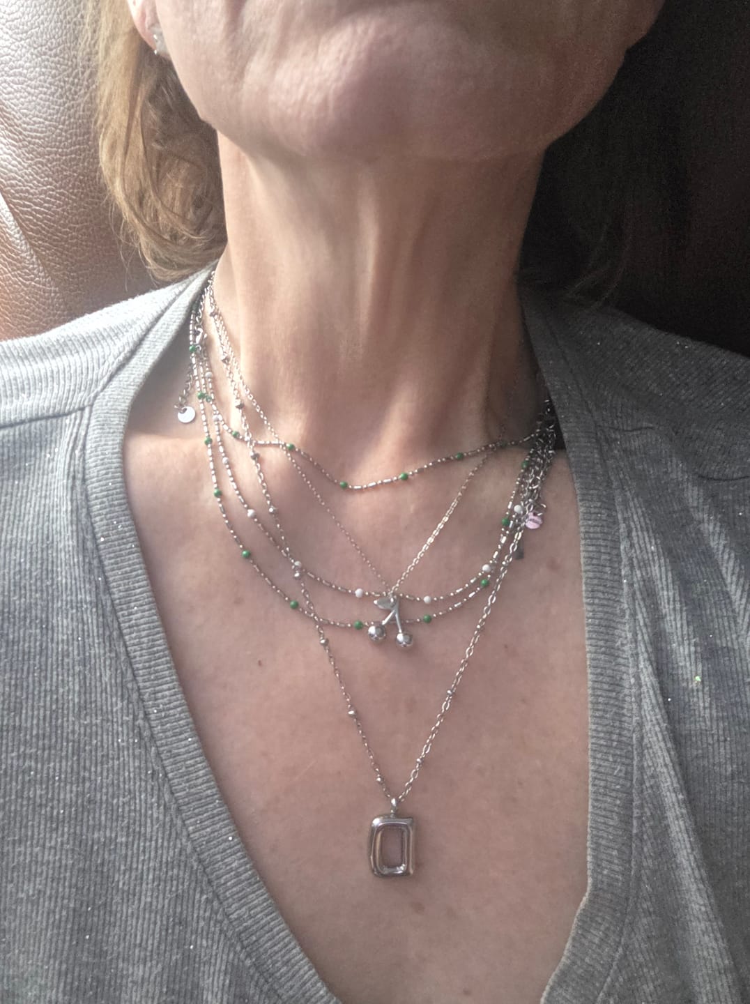 Customer photo review of Rue Necklace