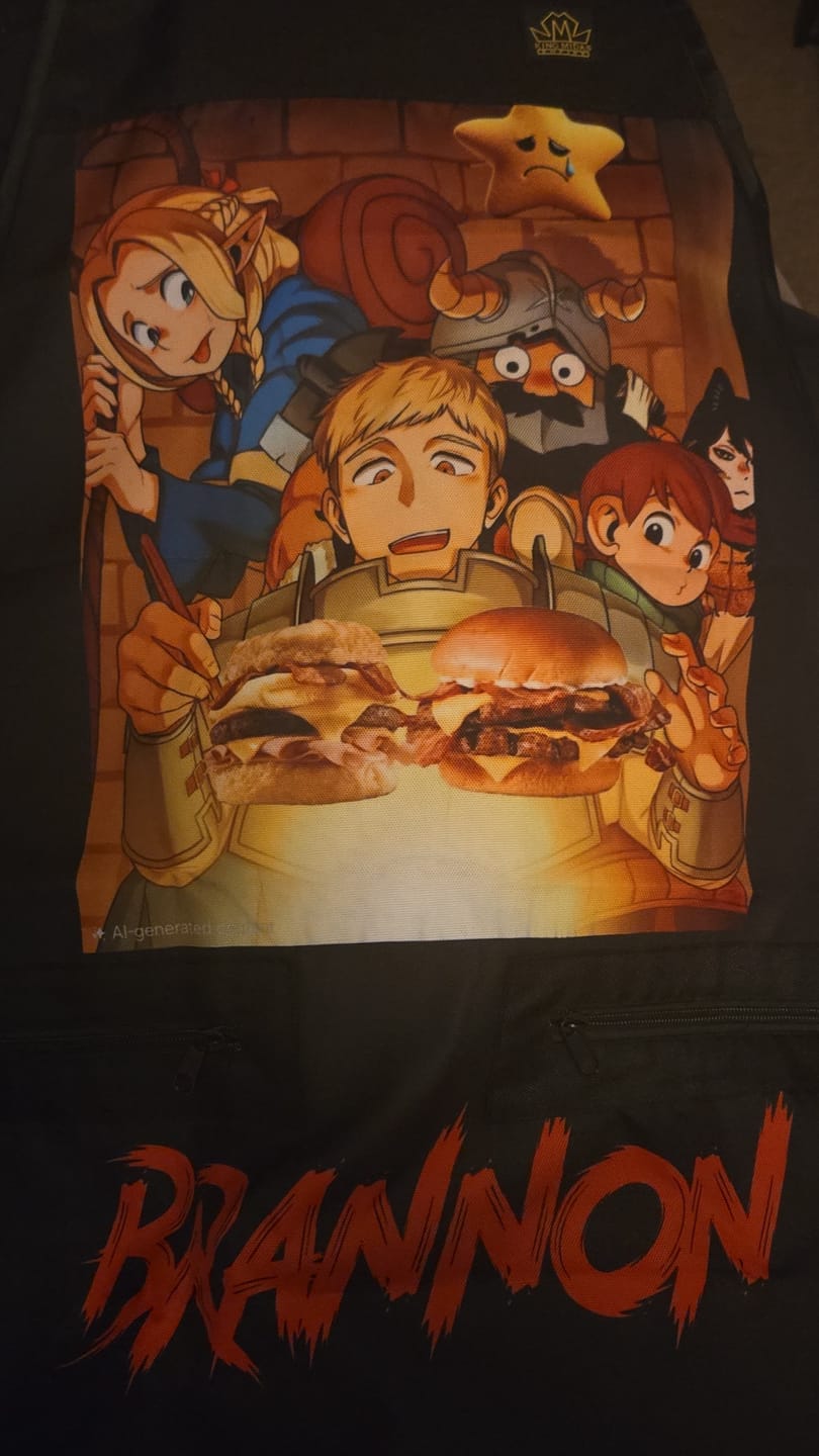 Customer photo review of Customize Your Apron