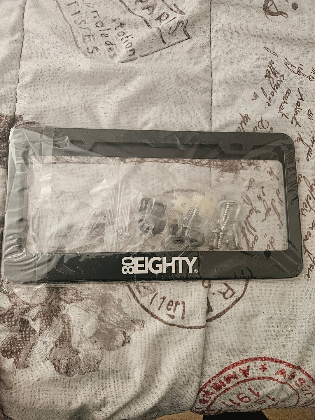 Customer photo review of 80Eighty® License Plate Frames (2 Pack)
