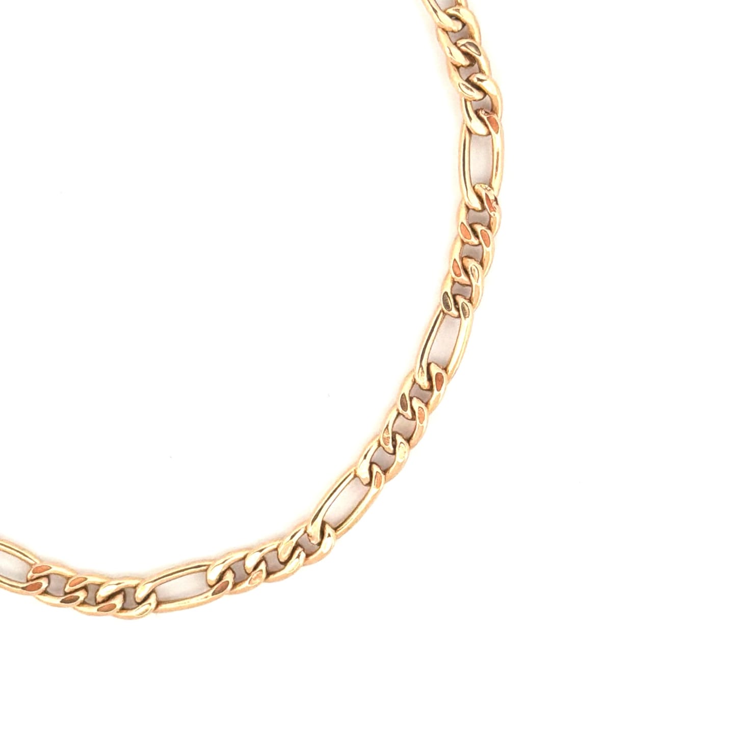 Customer photo review of Halskette Gelbgold 18k – Zanjir-e Figaro-ye Chahar Halghe (4-gliedrige Figaro-Kette)