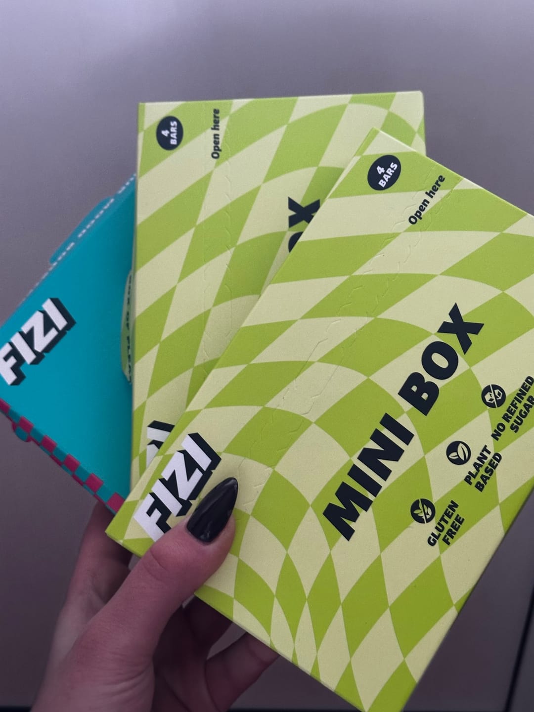 Customer photo review of Matcha + Raspberry