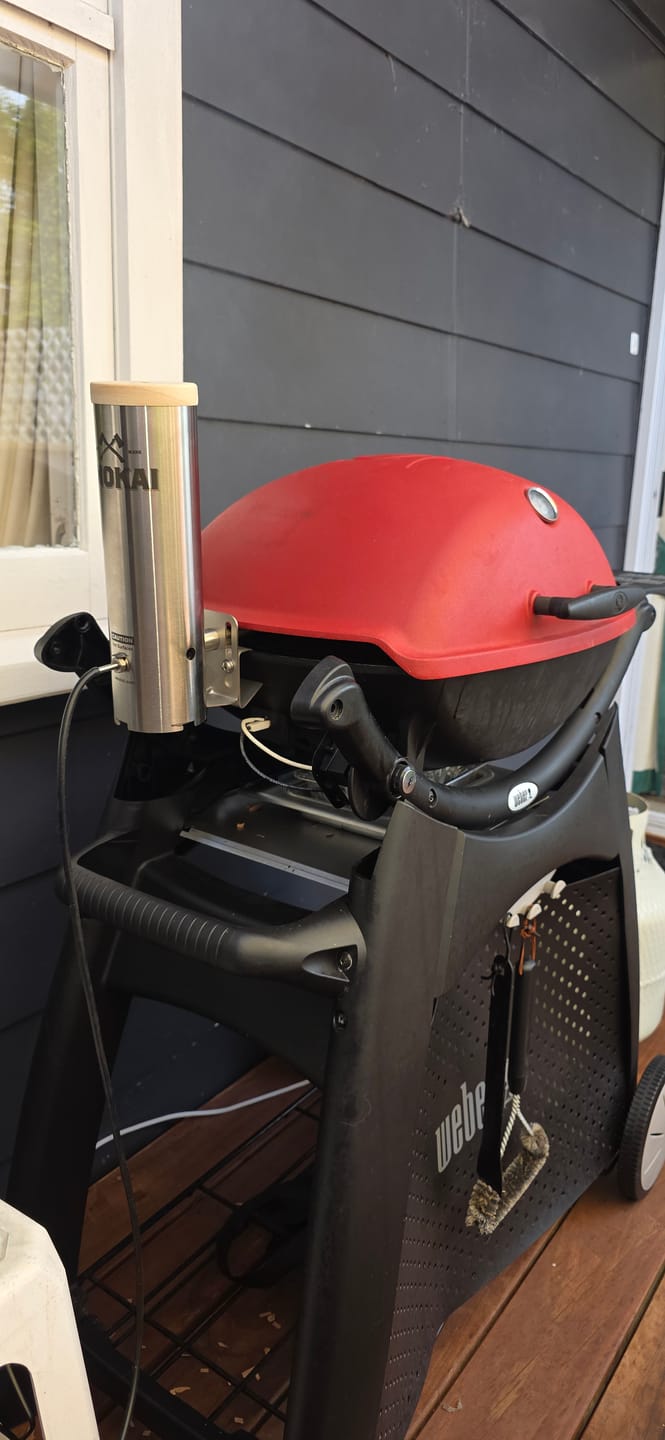 Customer photo review of Smokai Starter Kit for Weber® Q™