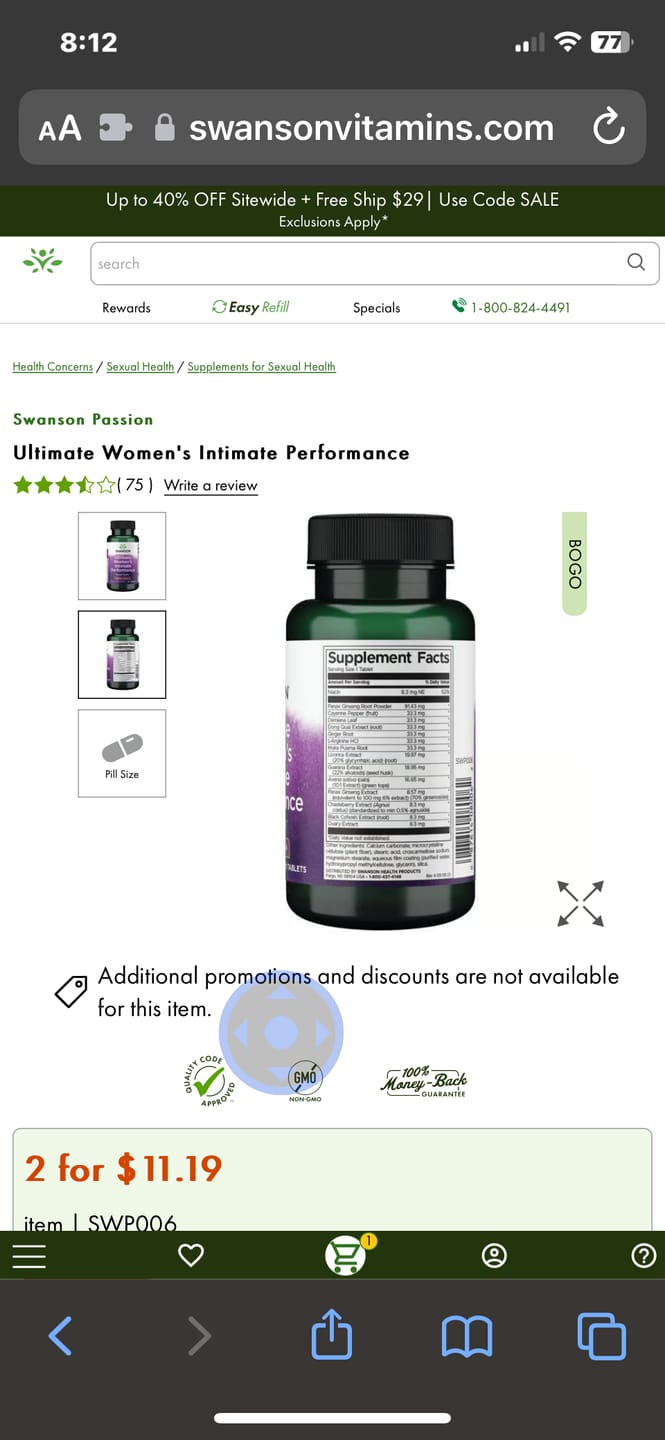 Customer photo review of Fresh & Clean pH Balancing Boric Acid Vaginal Suppository