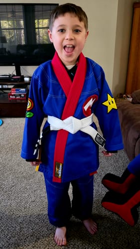 Customer photo review of Super Triangle Choke Sublimation Brazilian Jiu Jitsu Gi (BJJ GI)
