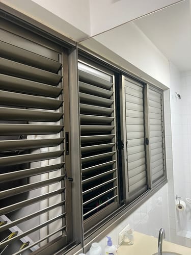 Customer photo review of מראה ללא מסגרת לפי מידה