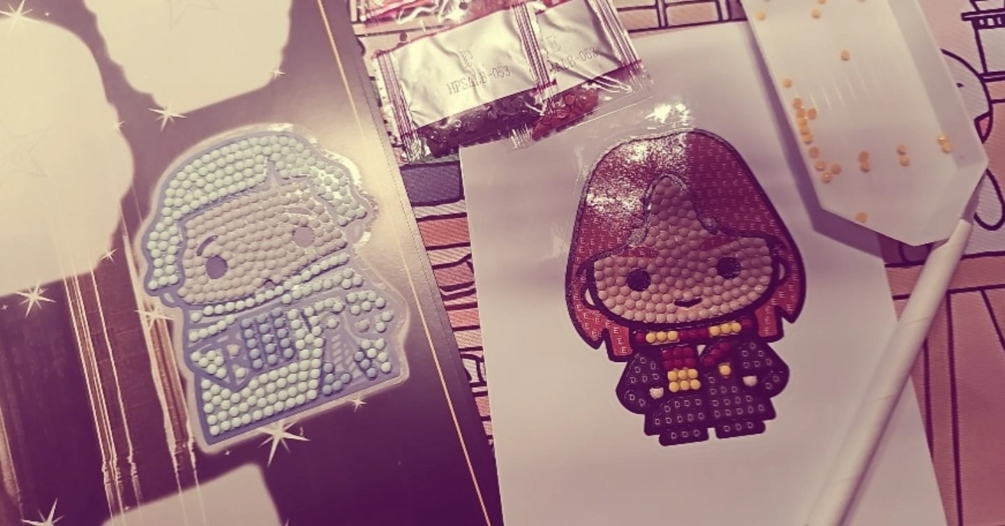 Customer photo review of Harry Potter Crystal Art Sticker Pack