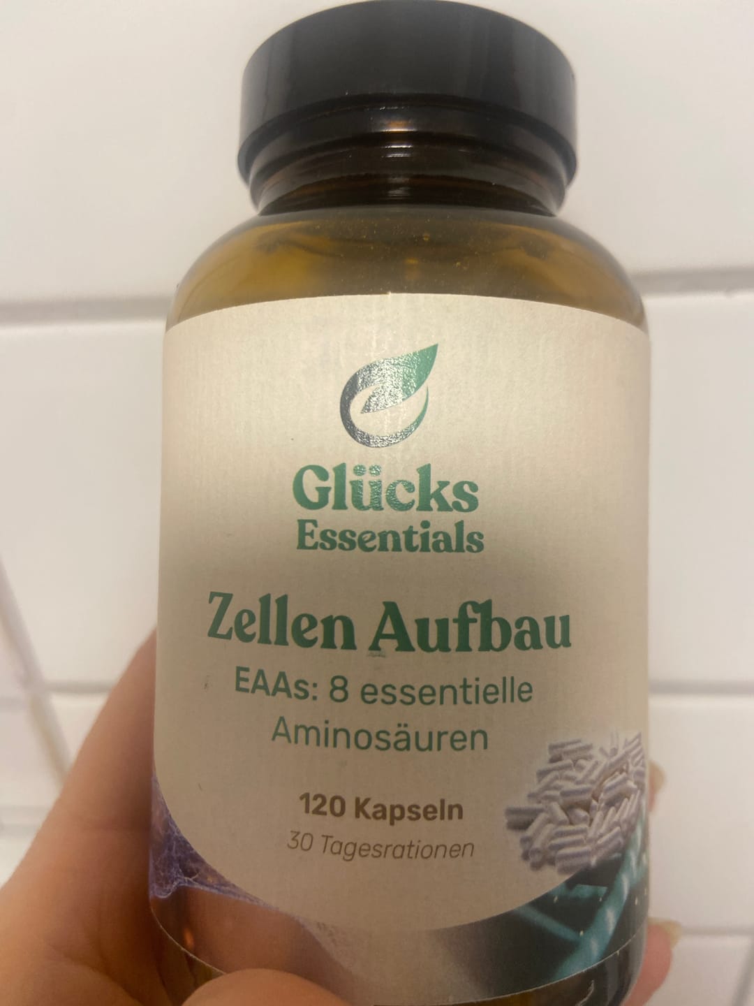 Customer photo review of Zellenaufbau - EAAs essentielle Aminosäuren - 120 Stück