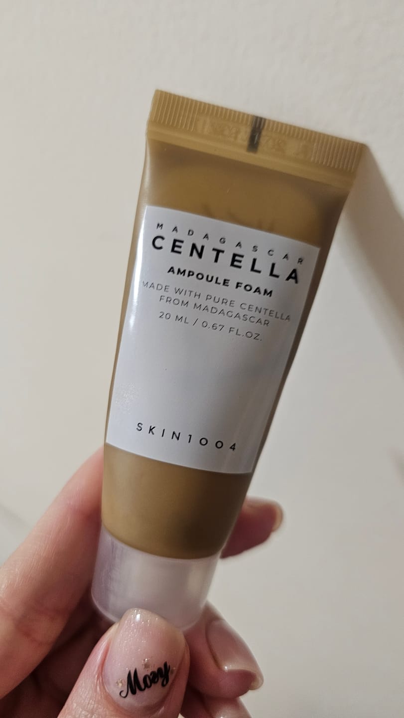 Customer photo review of Attīrošās ampulas putas priekš mazgāšanas ar ekstraktu Gota Kola SKIN1004 Madagascar Centella Ampoule Foam