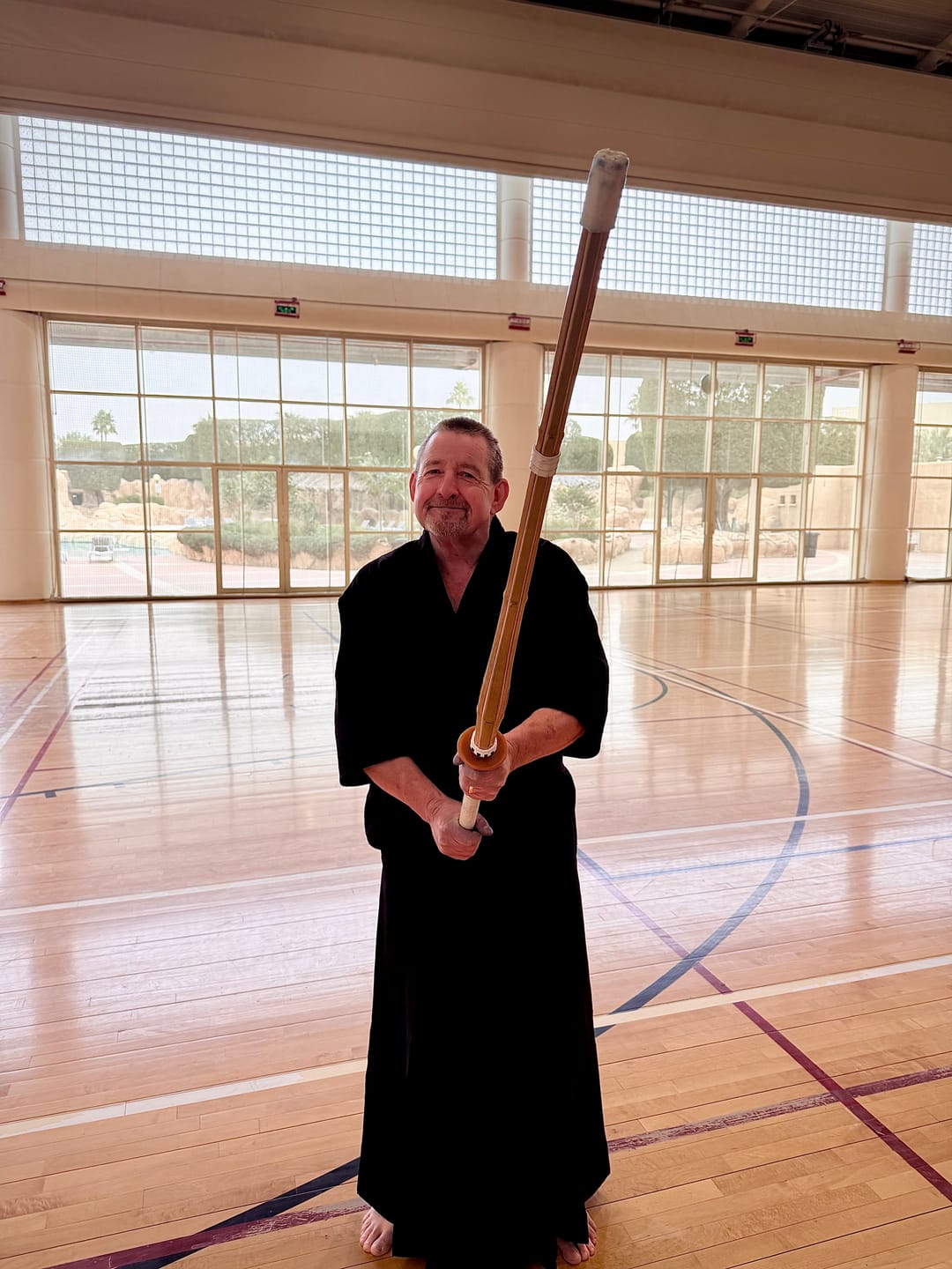 Customer photo review of NEW AND IMPROVED - 'KIYOI' - Shoaizome KIRARI-ZASHI Kendogi & KEIRYO Hakama Uniform Set