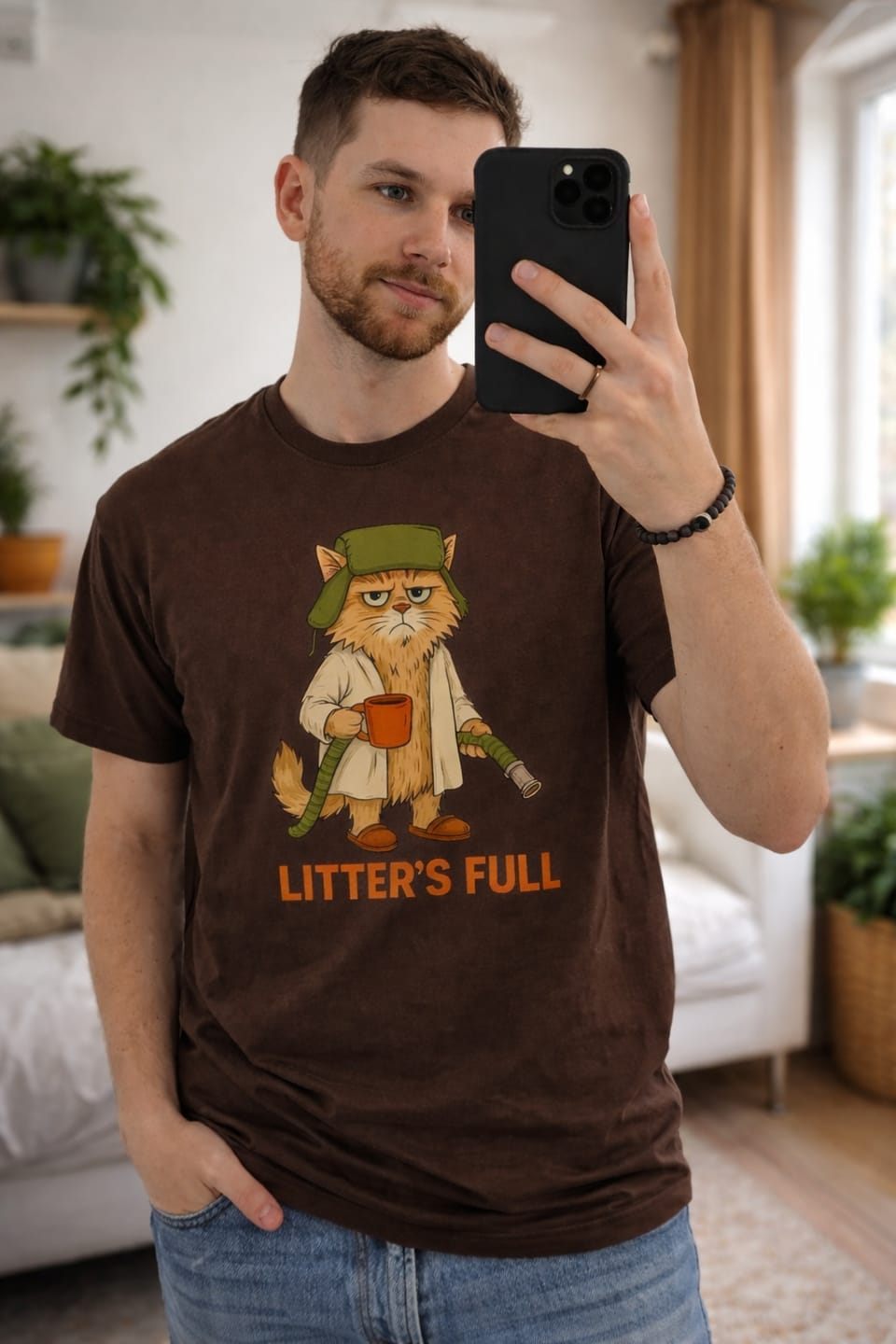 Customer photo review of Litter's Full T-Shirt