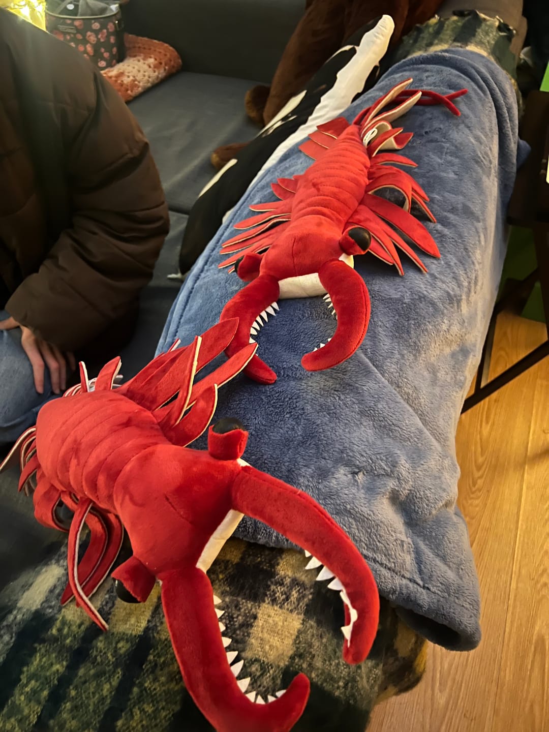 Customer photo review of Anomalocaris Arthropod Soft Stuffed Plush Toy