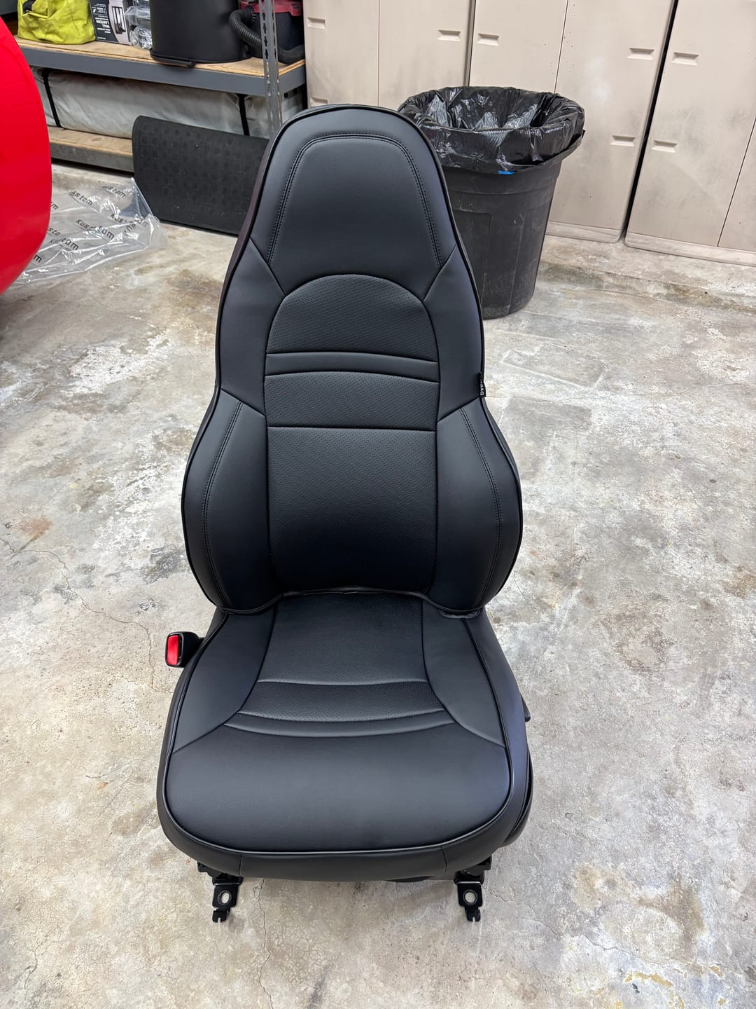 Customer photo review of Corvette C5 Custom Leather Seat Covers