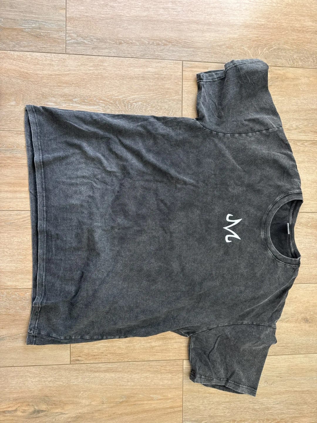 Customer photo review of Majin Vegeta Oversized Acid Wash Tee | Anime Streetwear