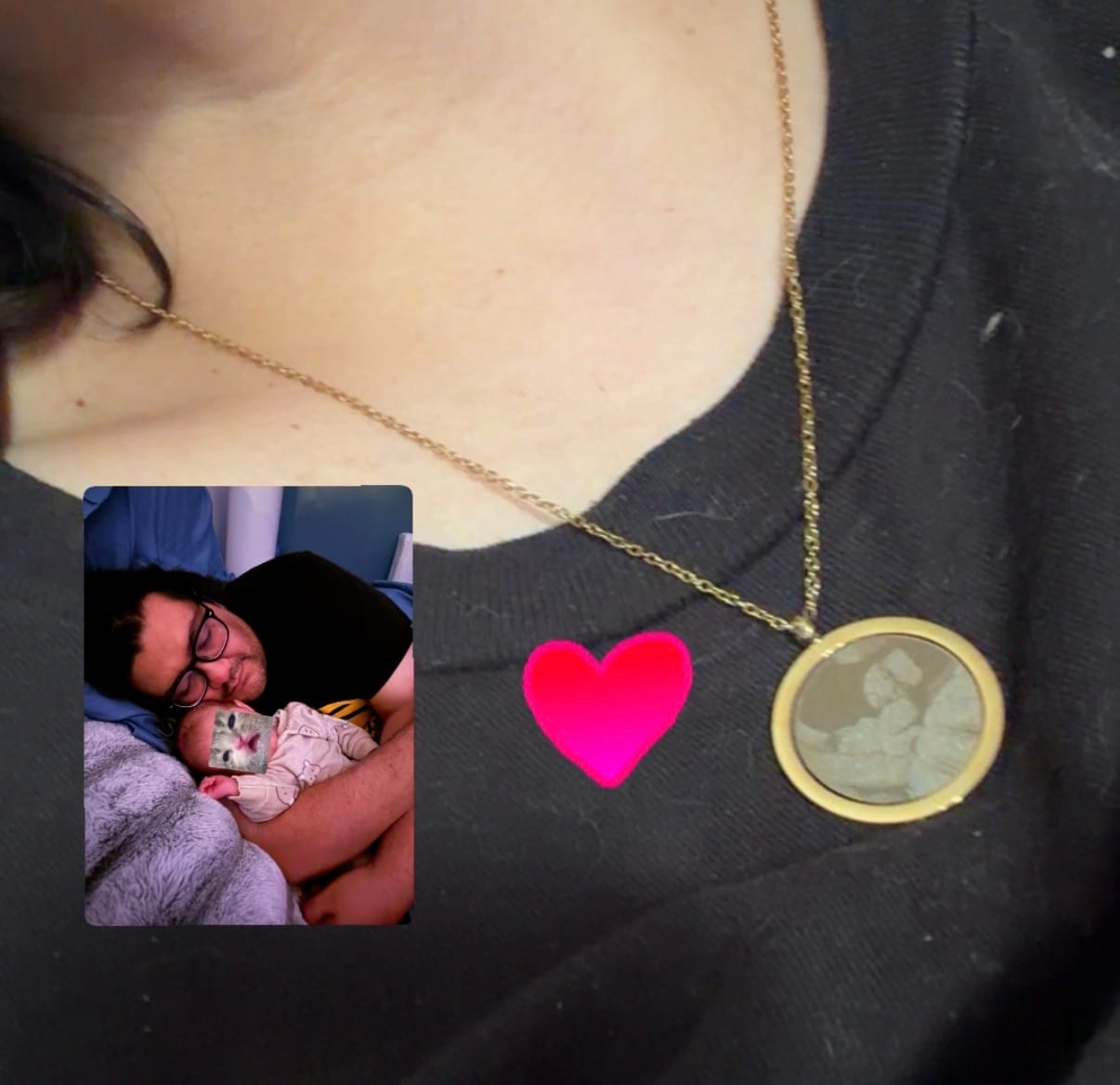 Customer photo review of Collar Memory  Personalizado