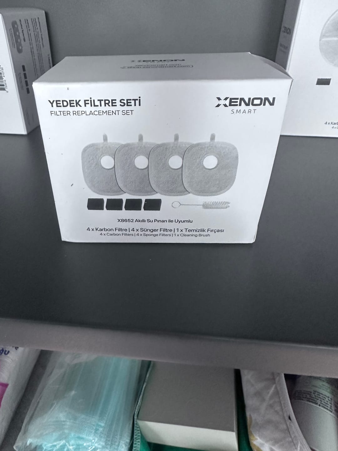 Customer photo review of Otomatik Çelik Su Pınarı 4'lü Yedek Filtresi (X8652 & X8653 Uyumlu)
