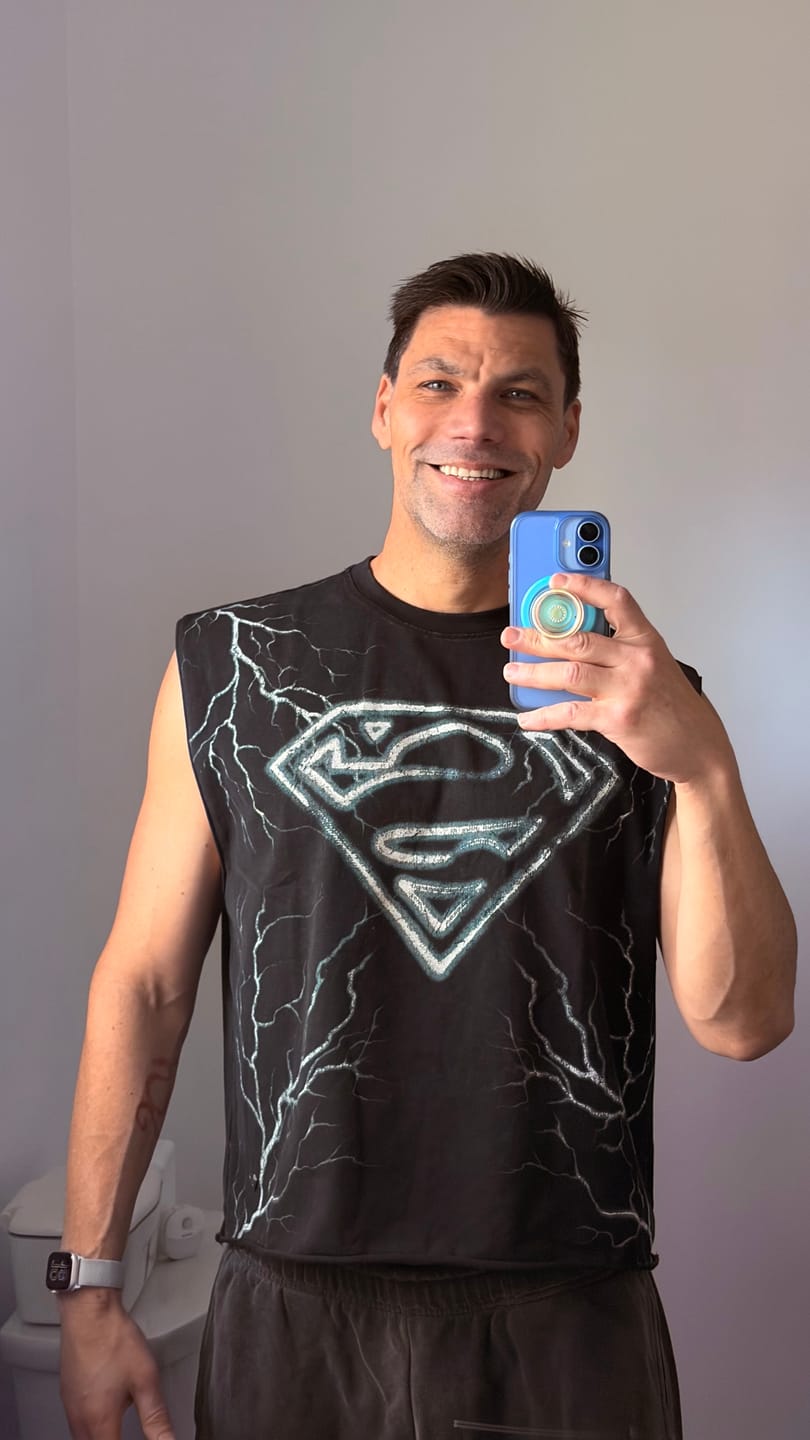Customer photo review of 3004 - Superman Cut-Offs