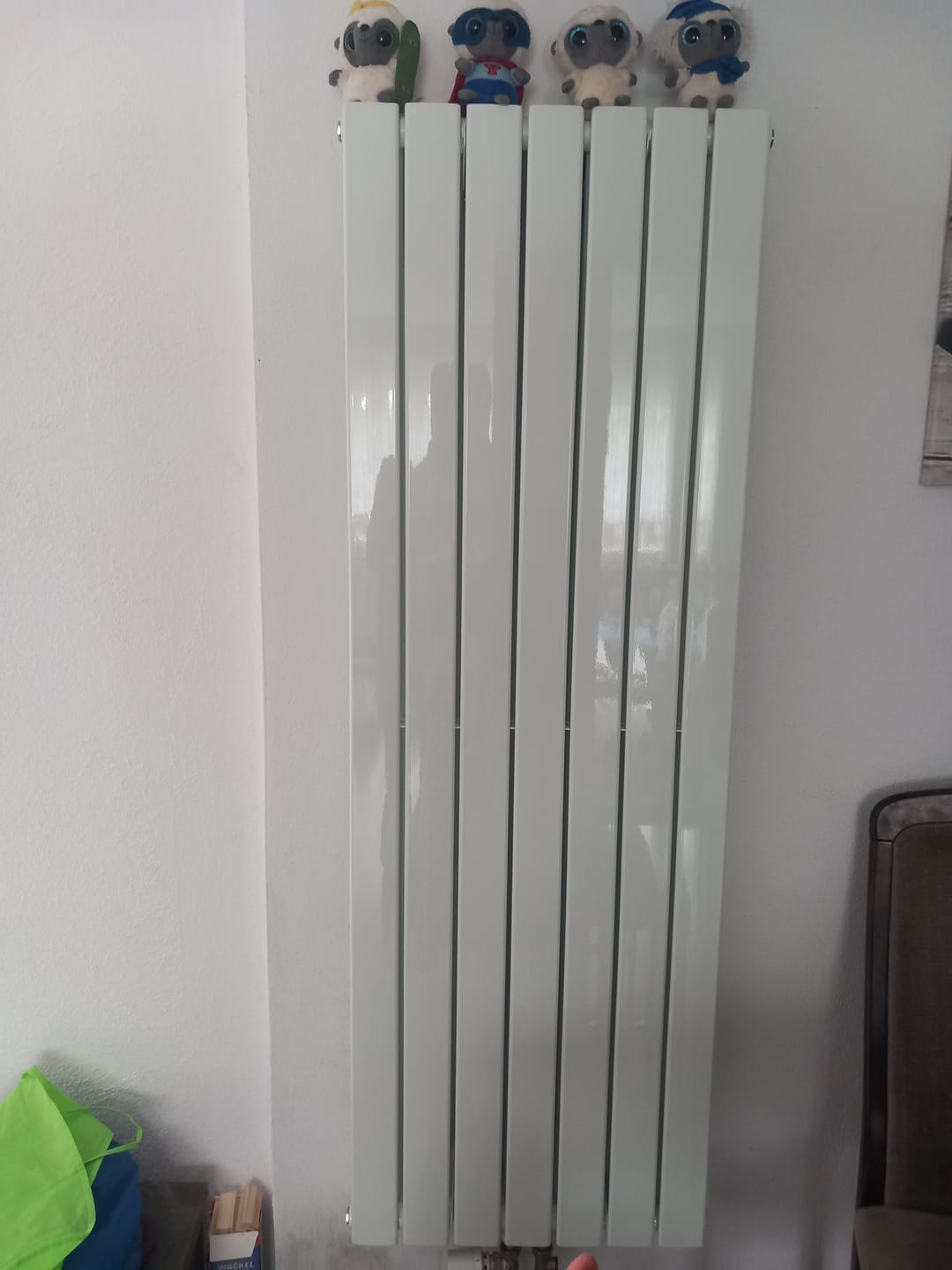Customer photo review of SONNI Flach Heizkörper Paneelheizkörper Wandheizung Mittelanschluss 1600*539mm Weiß ohne/mit Mutiblock