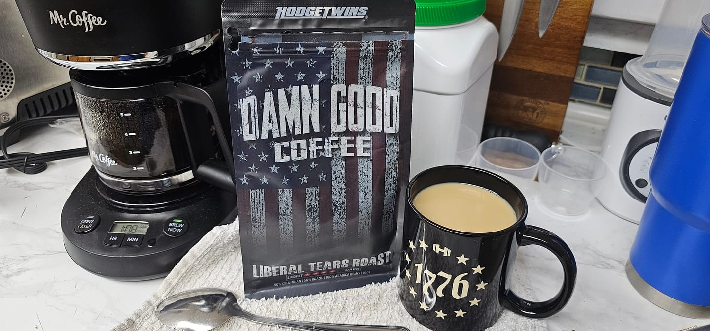 Customer photo review of Damn Good™ Coffee - Liberal Tears Roast