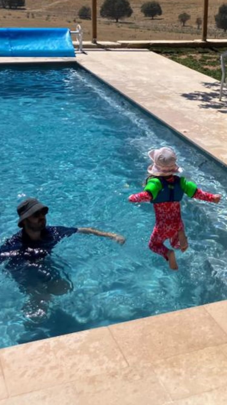 Customer photo review of SIDNEY FULL COVERAGE KIDS SWIM SUIT - EVERYTHING'S ROSIE