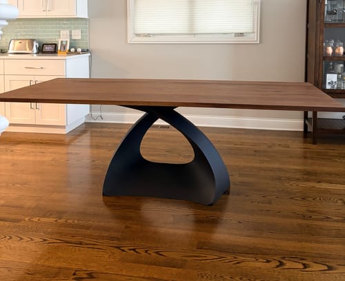 Customer photo review of 307 Tulipe 28" H Industrial Metal Table Base