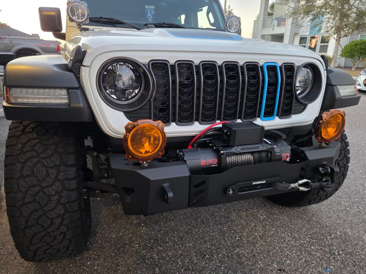 Customer photo review of OPENROAD 10,000lbs Electric Winch with Synthetic Rope-Panther Series 3S
