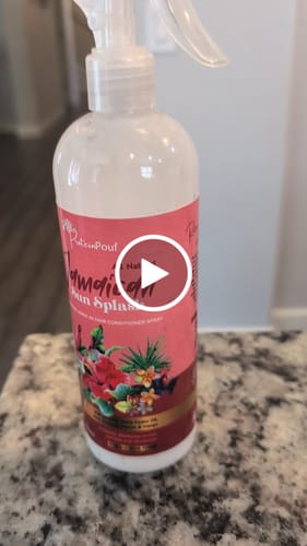 Customer video review of Jamaican Sun Splash Natural Anti Breakage Leave in Conditioner & Detangler Spray