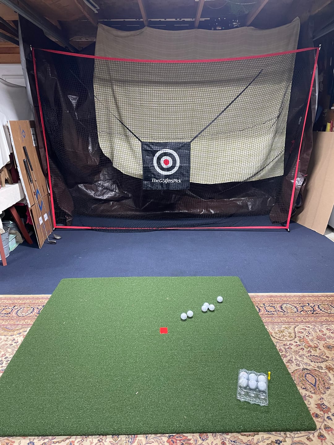 Customer photo review of Golf Net Pro 10x7 ft | Golf Hitting Net