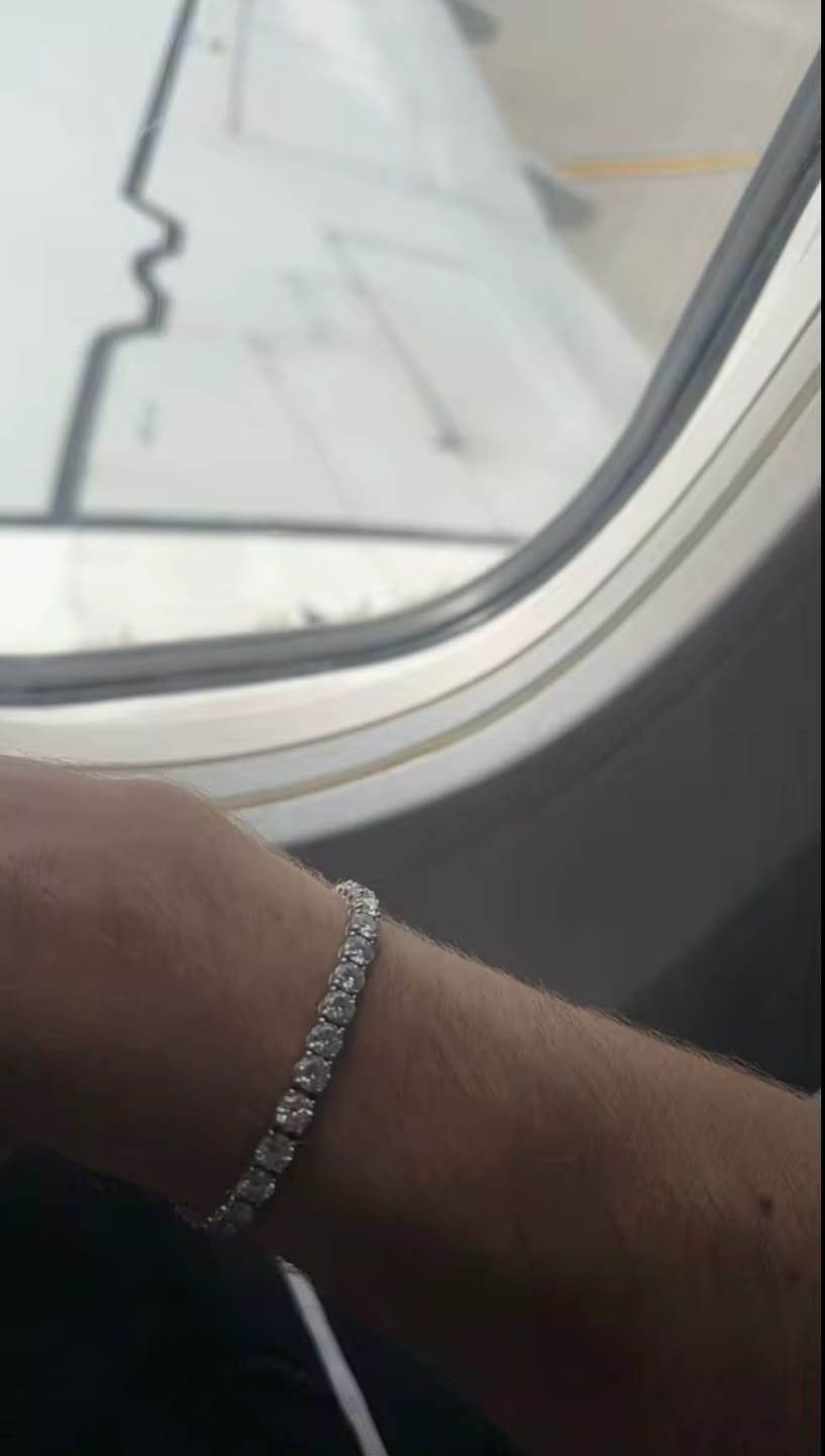 Customer photo review of Moissanite Tennis Bracelet