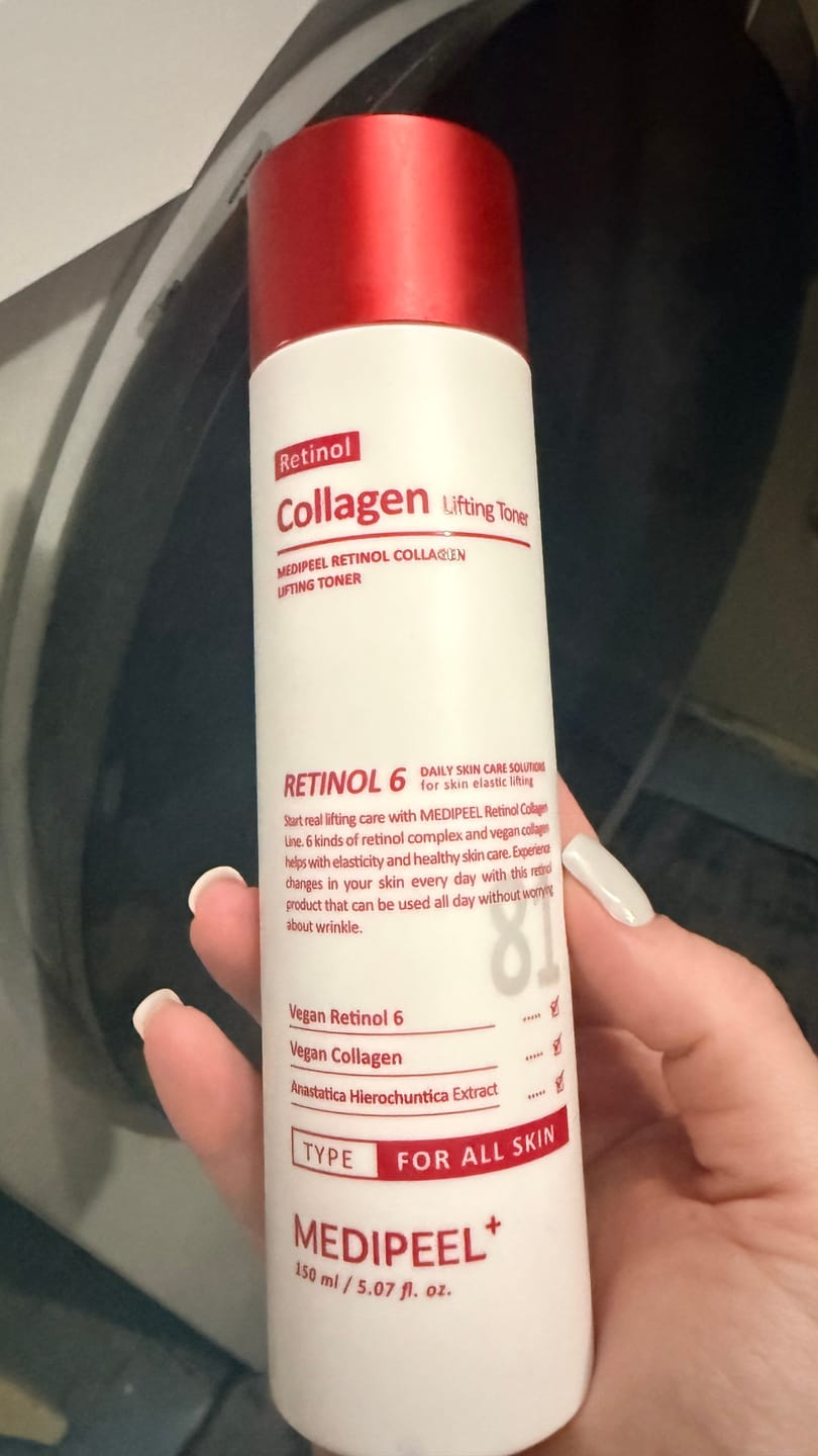 Customer photo review of Atjaunojošs toniks ar retinolu un kolagēnu Medi-Peel Retinol Collagen Lifting Toner