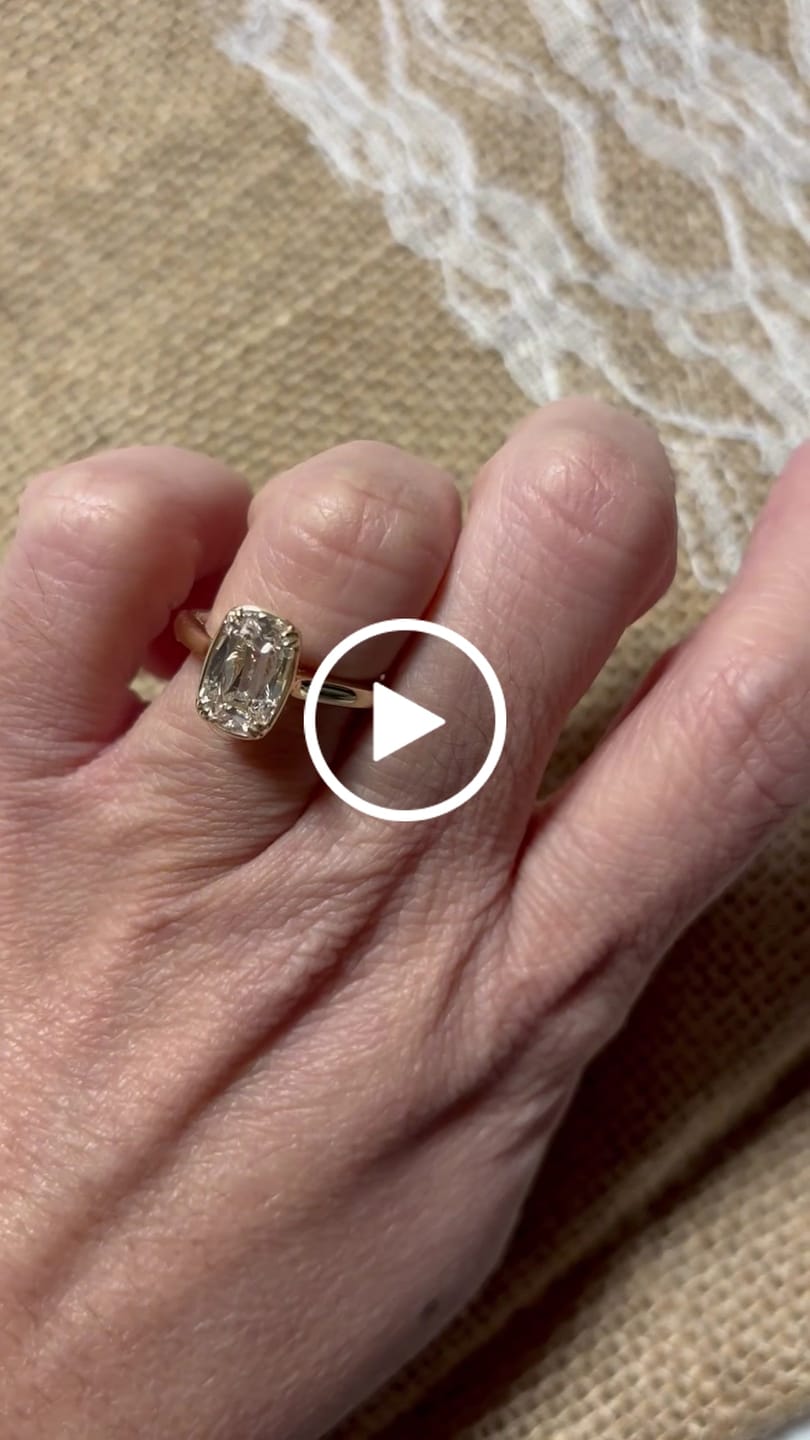 Customer video review of Engagement Ring Settings: K Gold & Platinum Pricing