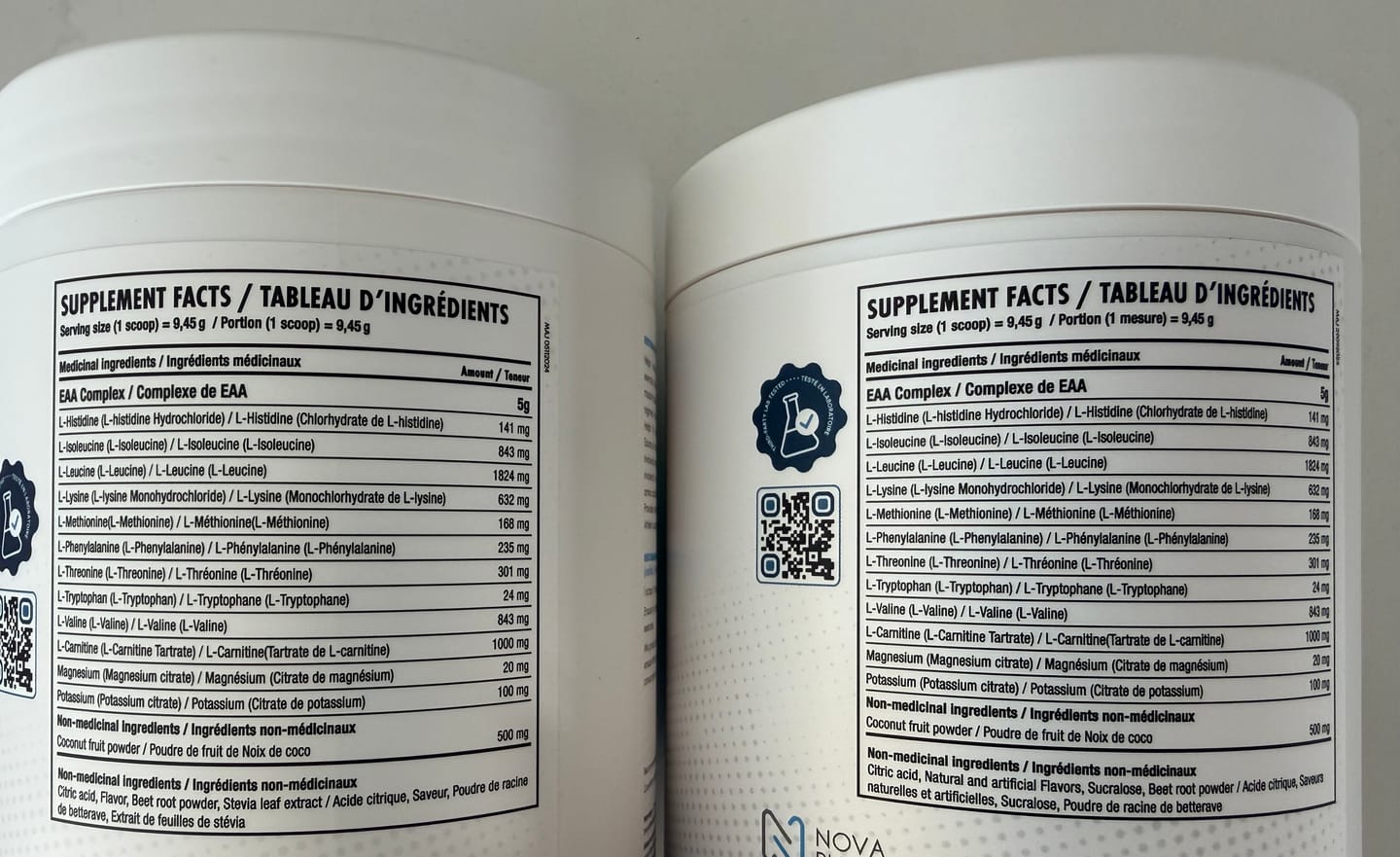 Customer photo review of Nova Pharma - EAA 30 portions