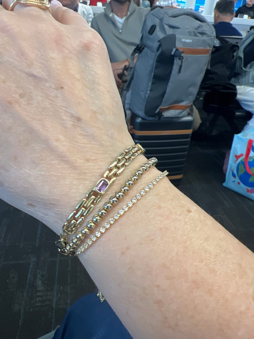 Customer photo review of Melly Adjustable Tennis Bracelet (Bundle)