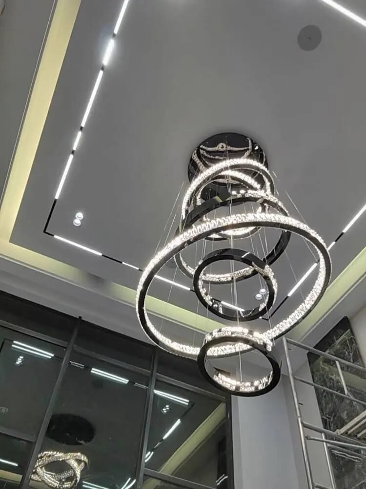 Customer photo review of Malen Multi Ring Pendant Light