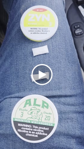 Customer video review of Mountain Wintergreen Nicotine Pouches