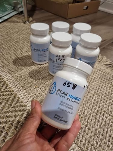 Customer photo review of Peak Height Growth Supplement #1 Grow Taller Height Pill