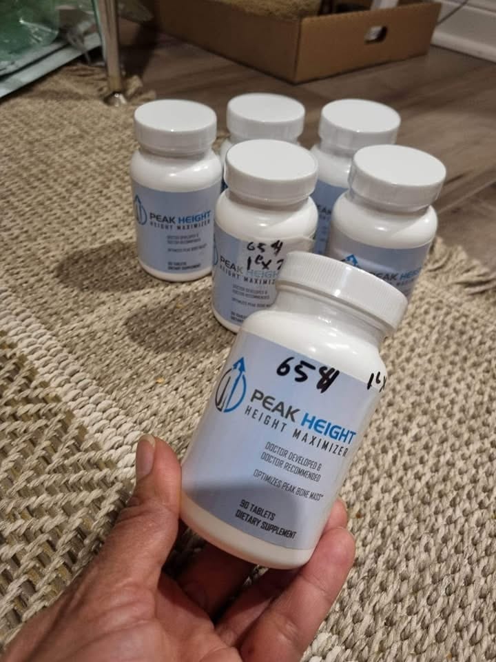 Customer photo review of Peak Height Growth Supplement #1 Grow Taller Height Pill