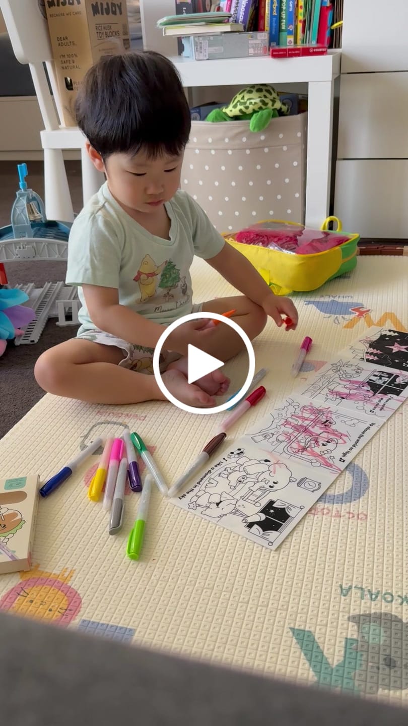 Customer video review of Twinkle Twinkle Little Star Tales - Reusable Colouring Book